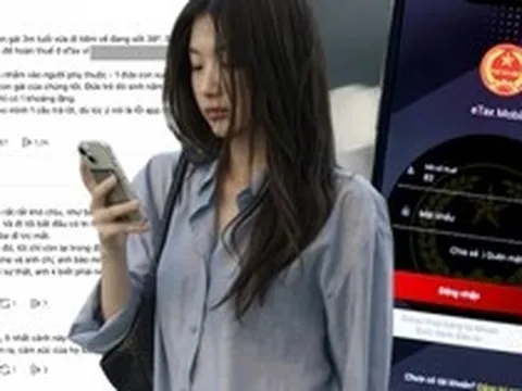Vào eTax Mobile hoàn thuế, vợ sốc khi phát hiện chồng có con riêng