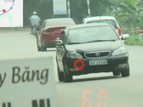 611 chủ xe chạy quá tốc độ có biển số sau nhanh chóng nộp phạt nguội theo Nghị định 168