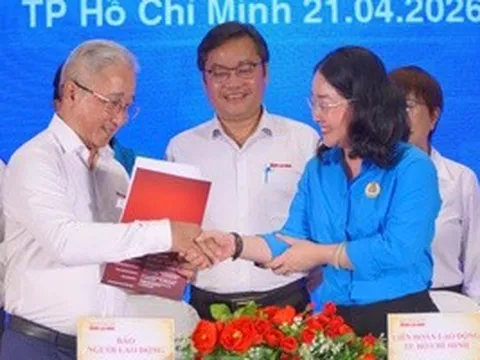 Báo Người Lao Động ký kết với LĐLĐ TPHCM: Đẩy mạnh chuyển đổi số, chăm lo người lao động