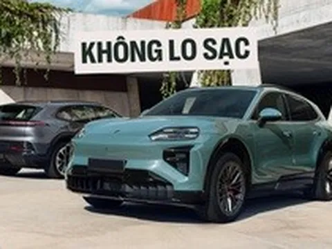Porsche Cayenne điện sắp về Việt Nam: Giá từ 4,72 tỷ đồng, mạnh hơn nhiều siêu xe, đầy pin đủ chạy Hà Nội - Huế