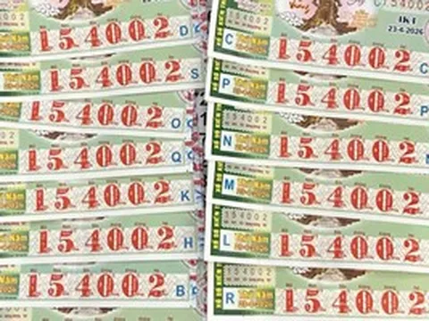 Sáng 25-4, lộ diện nơi trúng giải độc đắc 14 vé xổ số miền Nam