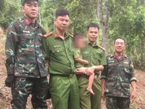 Cháu bé 3 tuổi được tìm thấy một mình trong rừng sau 18 giờ mất tích