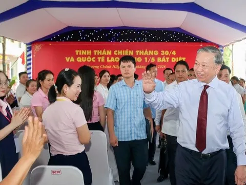 Toàn văn bài nói chuyện của Tổng Bí thư, Chủ tịch nước Tô Lâm với công nhân, người lao động Tp.HCM