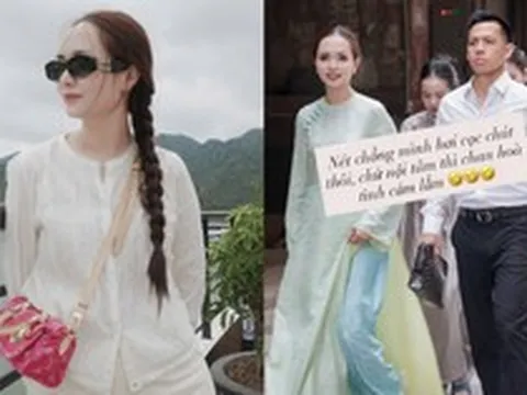 Ái nữ cựu Chủ tịch CLB Sài Gòn gây sốt khi nói về Văn Quyết: "Nét chồng mình cọc chứ nội tâm chan hoà, tình cảm"