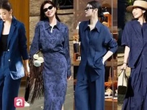 Xanh navy đang “soán ngôi” màu đen, giúp bộ nào bộ nấy trông “đắt tiền” hơn hẳn