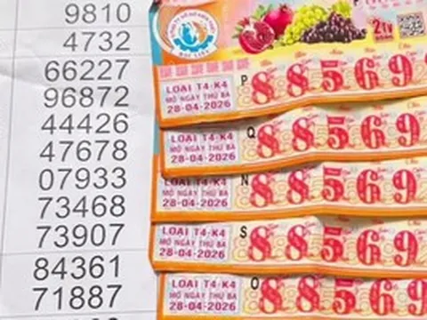 Nhiều vé trúng độc đắc xổ số miền Nam xuất hiện vào chiều 29-4