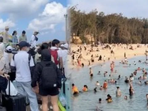 Phú Quý ngay lúc này: Cảng tàu đông nghịt, quán xá hết sạch, đảo nhỏ hoạt động hết công suất đón khách