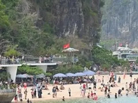 Vịnh Hạ Long nườm nượp người