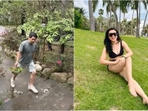 "Ông hoàng nhạc đỏ" cưới vợ vừa đẹp vừa giỏi, vui thú điền viên trong biệt thự 4000m2 ở Hà Nội