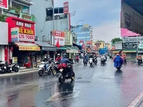 Mưa xuất hiện ở TPHCM sau nhiều ngày nắng gắt