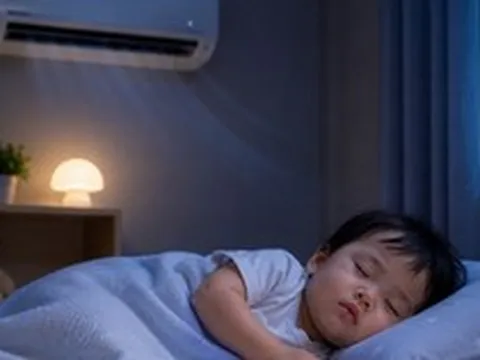 Lời khuyên dành cho các gia đình có trẻ nhỏ nằm điều hòa cả đêm