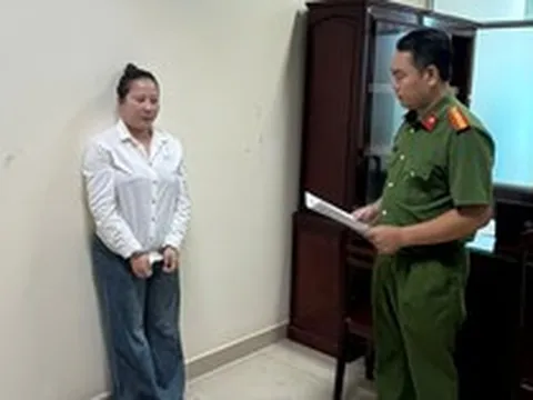 Thi hành lệnh bắt tạm giam Trần Thị Kim Xuyến sinh năm 1990