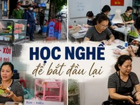 Khi vỉa hè không còn là nơi mưu sinh dễ dàng: Nhiều lao động bắt đầu học nghề ngắn hạn để đổi hướng