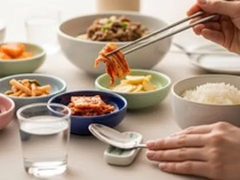 Vì sao người Hàn Quốc không bưng bát lên khi ăn cơm?