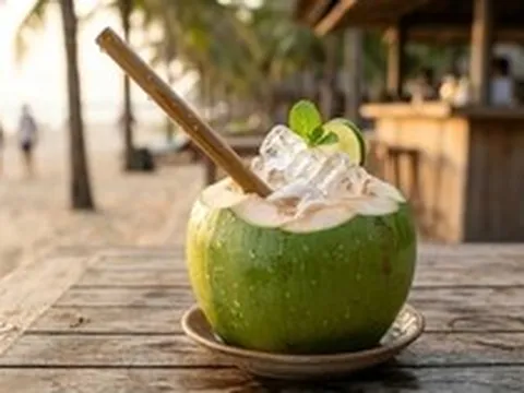 Khuyến cáo khi uống nước dừa trong những ngày hè
