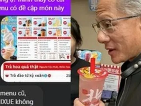 Dù siêu hot ở nước mẹ nhưng rất tiếc bạn không thể “cheap moment” trà đào cùng Tổng tài Jensen Huang ở Việt Nam