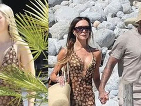 Tiểu thư Harper Beckham xinh đẹp, phổng phao khi diện chiếc váy sexy của mẹ dạo phố, nhan sắc “cam thường” gây thương nhớ