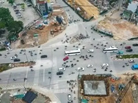 Hà Nội: Điều chỉnh giao thông tại nút giao La Thành - Nguyễn Chí Thanh để thi công metro số 5