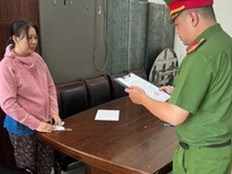 Thi hành lệnh bắt tạm giam Đinh Thị Hạnh SN 1980