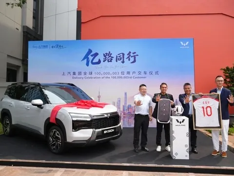 Wuling bàn giao lô xe EKSION đầu tiên tại Indonesia, trong khi SAIC Group cán mốc 100 triệu xe được giao tới khách hàng trên toàn cầu