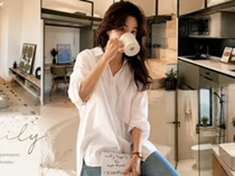 Cô gái trẻ khoe căn hộ 20m² nhỏ hơn 2 chỗ đậu xe nhưng vẫn đủ phòng khách, bếp, phòng ngủ và cả ban công khiến nhiều người bất ngờ