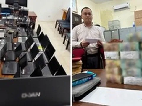 Bắt Giám đốc công ty truyền thông cùng 17 người, tạm hoãn xuất cảnh 15 đối tượng: Thu giữ 7 tỷ đồng, 29 máy tính và 41 điện thoại