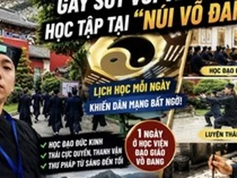 Du học sinh Việt gây sốt với vlog “lên núi Võ Đang bái sư học đạo”: Thời khoá biểu khiến nhiều người ngỡ ngàng