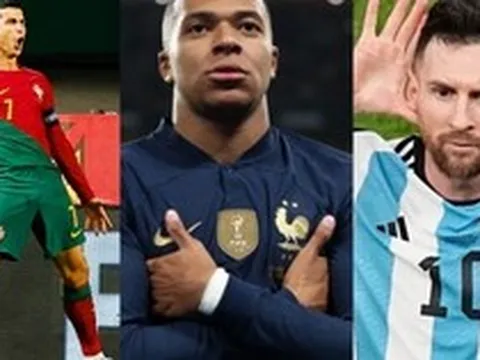 Mbappe vượt xa Ronaldo, Messi trước World Cup