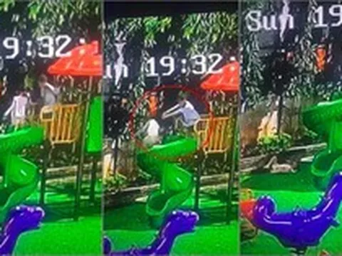 Bé gái bị đẩy ngã lộn cổ từ độ cao 1.5m ở sân chơi chung cư: Người bố lên tiếng