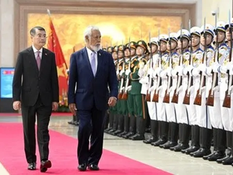 Thủ tướng Lê Minh Hưng chủ trì lễ đón chính thức Thủ tướng Timor-Leste