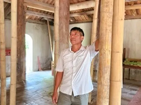 Vụ đình cổ chờ sập ở Thanh Hóa: Lập dự án trùng tu, tôn tạo