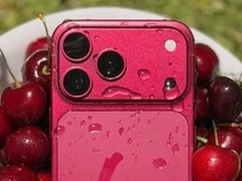 Lộ diện iPhone 18 Pro màu Dark Cherry