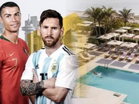 Ronaldo vung 164 triệu/đêm ở resort siêu sang, Messi khiêm tốn với khách sạn 5 triệu tại World Cup 2026