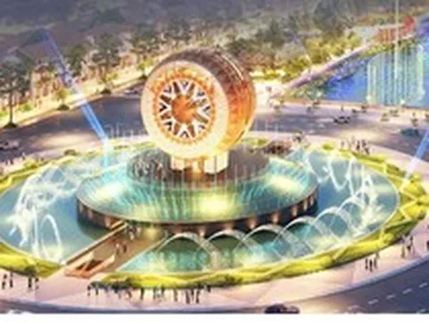 Việt Nam có "trống đồng khổng lồ" cao bằng tòa nhà 10 tầng nằm giữa sân khấu nhạc nước dài 1.6km: Thi công thần tốc trong 6 tháng, hàng chục nghìn người đổ về xem