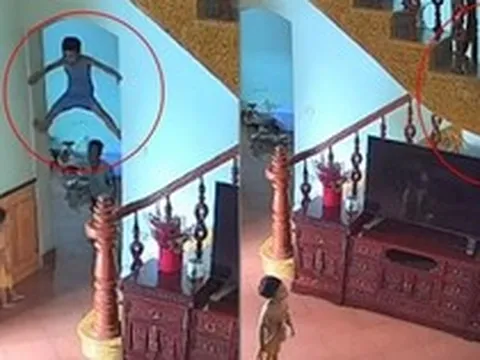 Clip khối nghỉ hè nhập vai "người nhện" đánh đu khắp nhà: Bố mẹ xem lại camera chắc đến tiền đình với các con