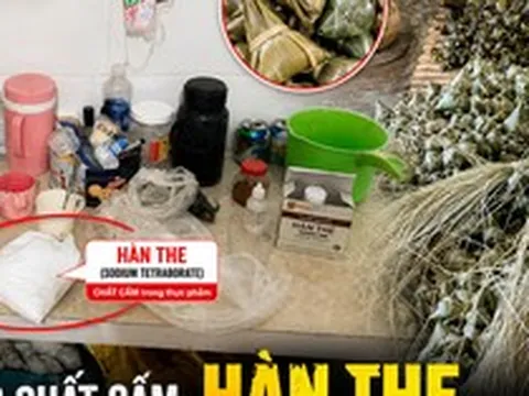 Phát hiện cơ sở dùng chất cấm khi làm bánh ú tro phục vụ Tết Đoan Ngọ