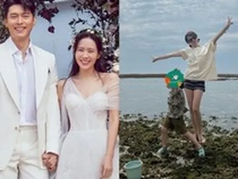 Son Ye Jin - Hyun Bin đi du lịch đúng dịp kỷ niệm đặc biệt, ai dè bị quý tử đẹp trai cao ráo chiếm sạch spotlight