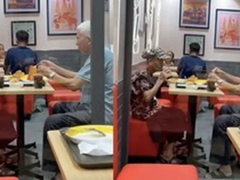 Clip cụ ông U90 đưa vợ đi ăn gà rán, mỳ Ý khiến giới trẻ xuýt xoa