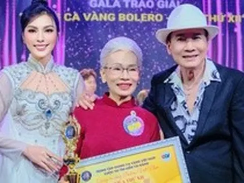 Phạm Ánh Phương giành ngôi á quân Giọng ca vàng Bolero Việt Nam 2026 ở tuổi 68
