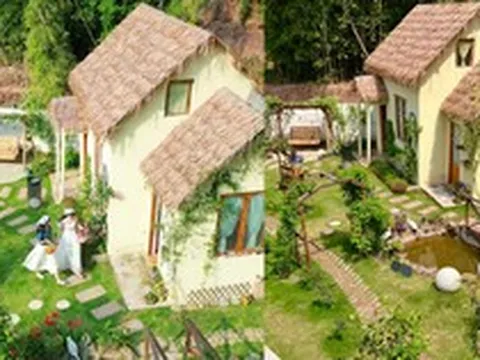 Từ bãi đất hoang thành nhà cổ tích 14m2 giá 70 triệu