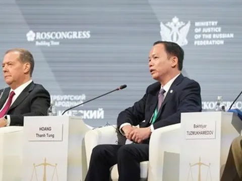 Bộ trưởng Hoàng Thanh Tùng: Luật pháp quốc tế là ngôn ngữ chung của đối thoại, lòng tin và trách nhiệm giữa các quốc gia bình đẳng