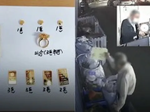 Bảo vệ 1 tòa chung cư nhặt nồi cơm điện bỏ đi, bất ngờ phát hiện nhiều vàng thỏi và nhẫn bên trong