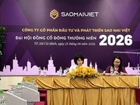 Sao Mai Việt (HNX: UNI) tổ chức đại hội đồng cổ đông 2026, sẵn sàng cho giai đoạn phát triển mới