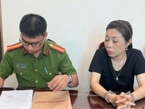 Thi hành lệnh bắt tạm giam Trần Thị Oanh SN 1977