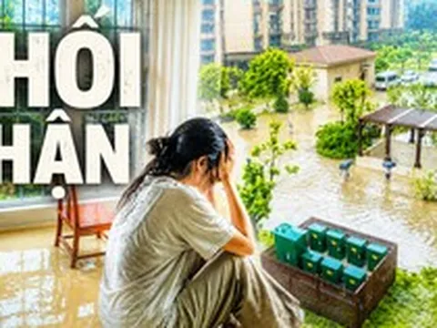 6 tháng sau khi nhận nhà, căn hộ tầng 1 của tôi ngập sâu vì mưa lớn và lúc này tôi mới "thấm thía" nhiều điều