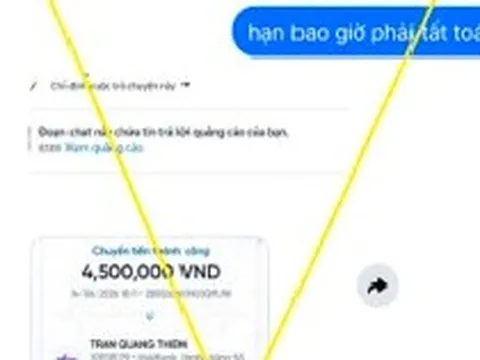 Công an cảnh báo tới tất cả người dân vừa có giao dịch chuyển khoản với nội dung sau