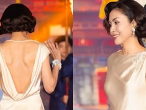 Clip hot nhất ngày Tăng Thanh Hà tái xuất, cú xoay lưng khoe xương cánh bướm đẹp cỡ này!