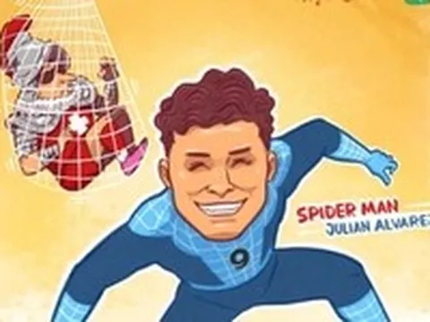 Messi bị phong toả, người nhện Alvarez 'giăng lưới'