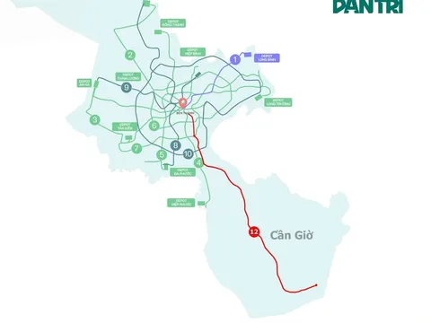 Dự án đường sắt Bến Thành - Cần Giờ 4 tỷ USD dự kiến khởi công ngày 19/12