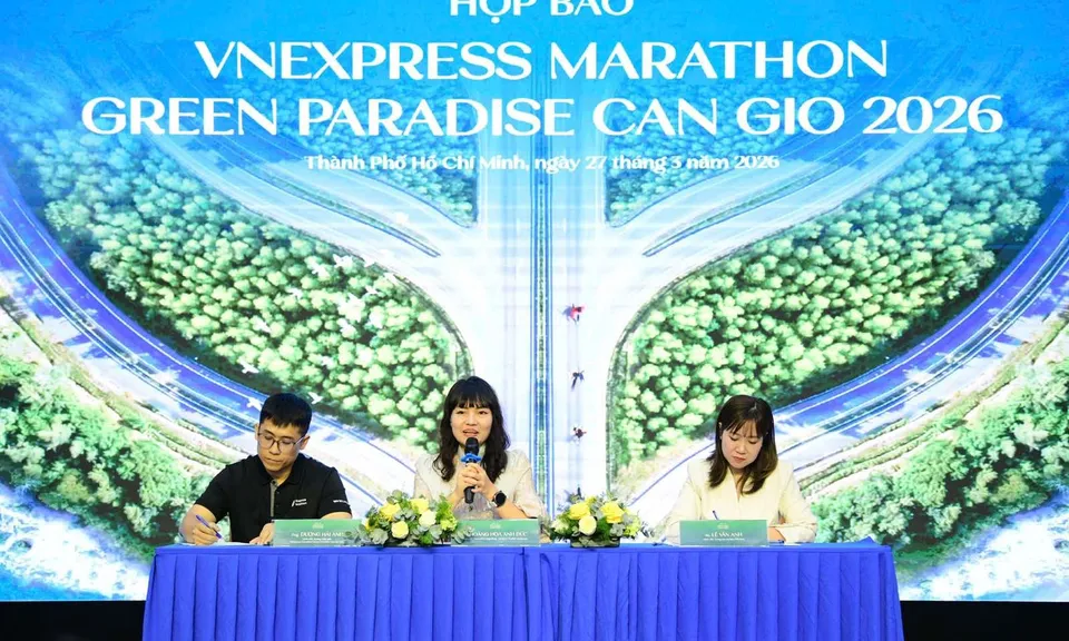 Hơn 5.000 vận động viên tham gia VnExpress Marathon Green Paradise Cần Giờ